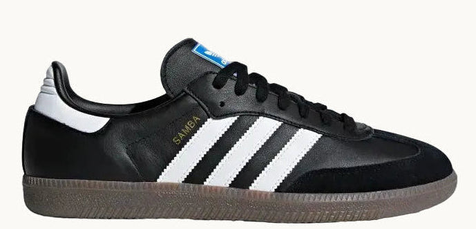 Adidas Samba OG Black — left side profile