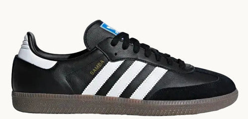 Adidas Samba OG Black — left side profile
