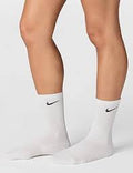 Nike Everyday Cushioned White Crew Socks — 3 Pack